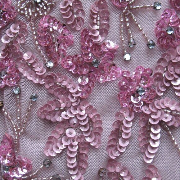 Mac Duggal 5497 Womens Embellished V Neck 3/4 Sleeve A Line Gown Dress - Picture 9 of 14